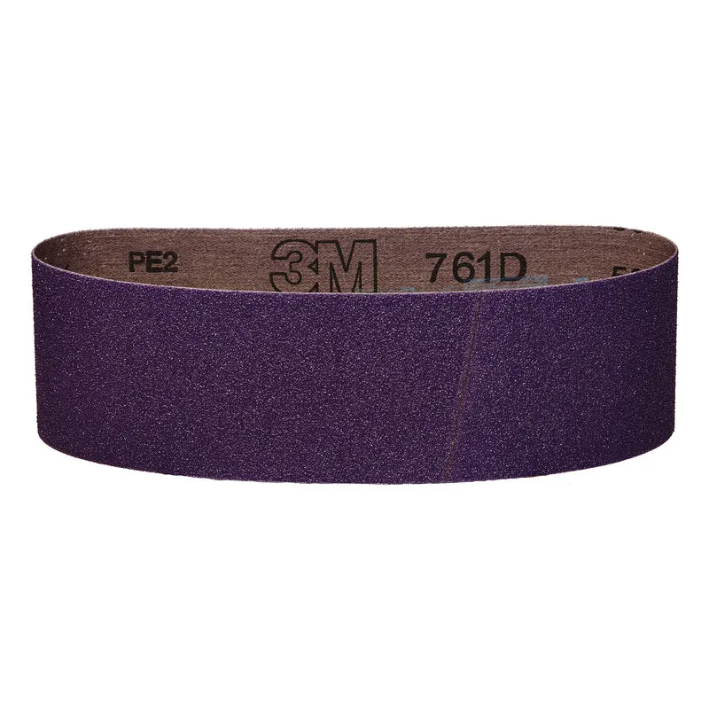 3M 21 inch in. L x 3 in. W Ceramic Sanding Belt 120 Grit Fine 5 pc. (Pack of 5)