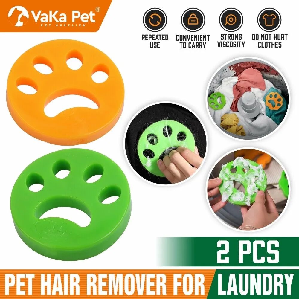 4PCS Pet Hair Remover for Laundry - Flexible & Tacky