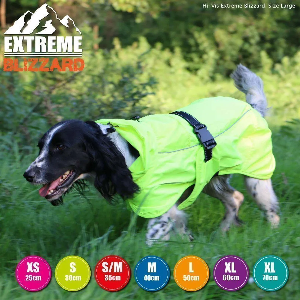 Ancol Extreme 25cm Hi-Vis Blizzard Dog Coat - X-Small