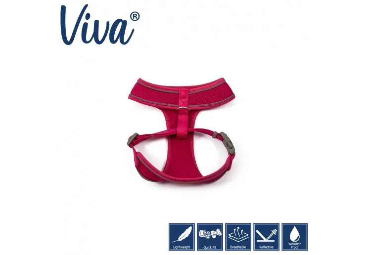 Ancol - Viva Comfort Mesh Harness - Pink - Medium (44-57cm)