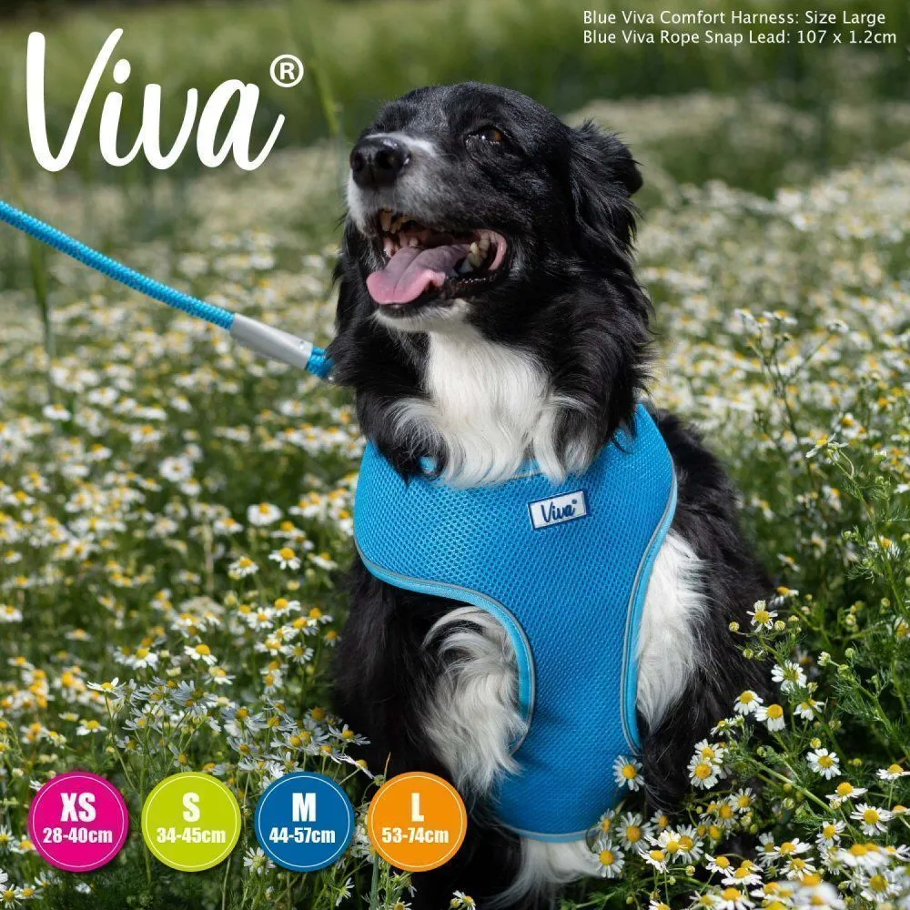 Ancol Viva Medium Blue Comfort Mesh Dog Harness