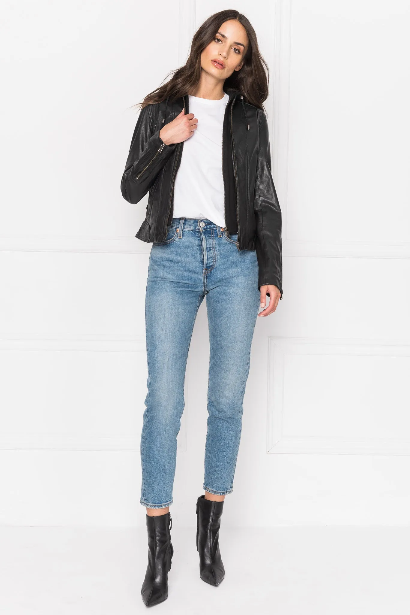 ARLETTE | Leather Biker Jacket