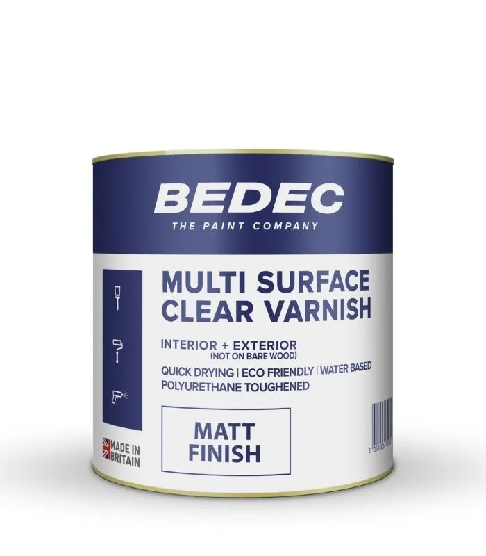 Bedec Multi Surface Clear Varnish