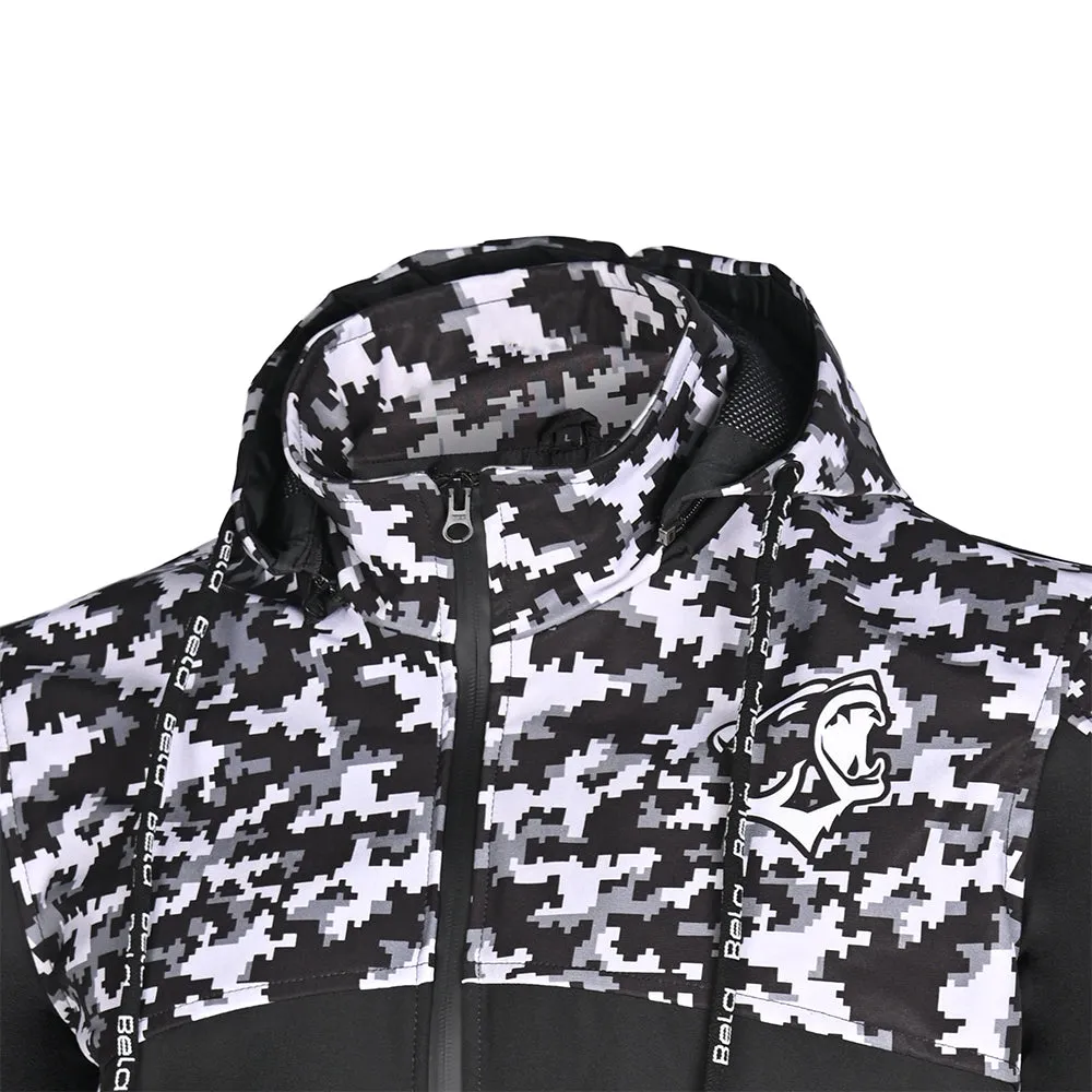 BELA Camo Rush Armour Wear Hoodie Black Dark Grey