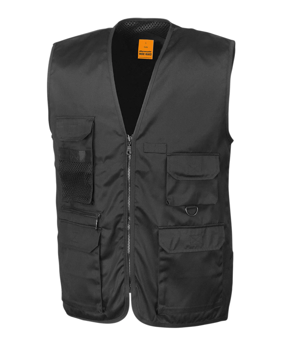 Black - Adventure safari waistcoat