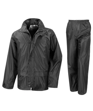 Black - Core junior rain suit