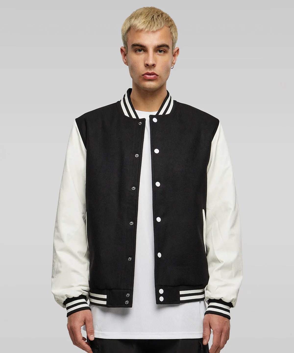 Black/White - Old school college jacket