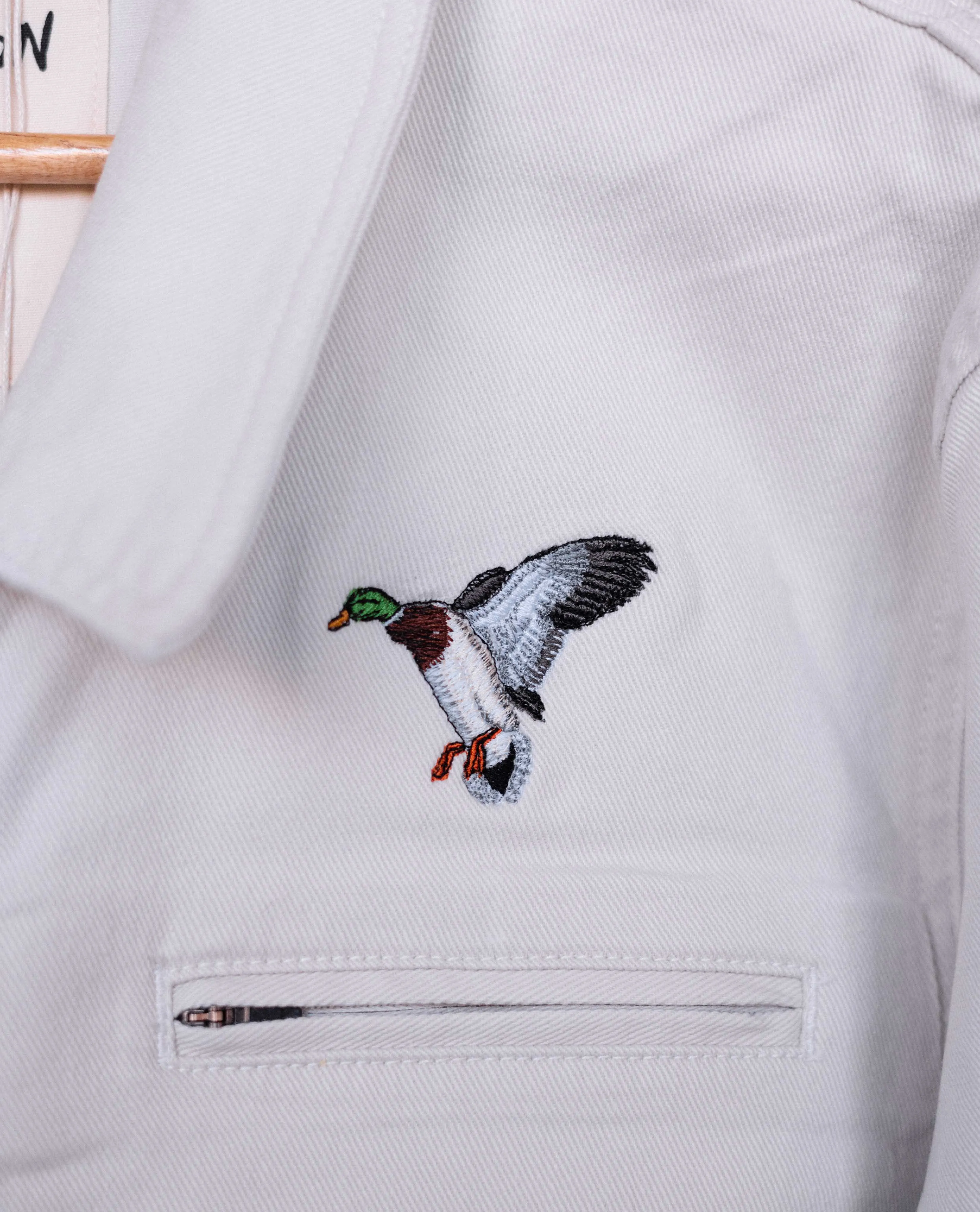 Bone Utility Jacket - Duck Embroidery