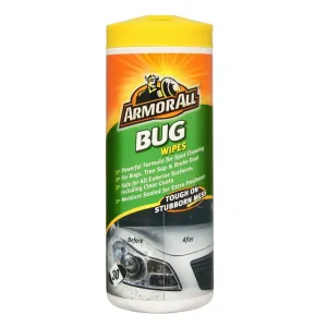 Bug Wipes Car Exterior Powerful Formula Clean Pack of 30