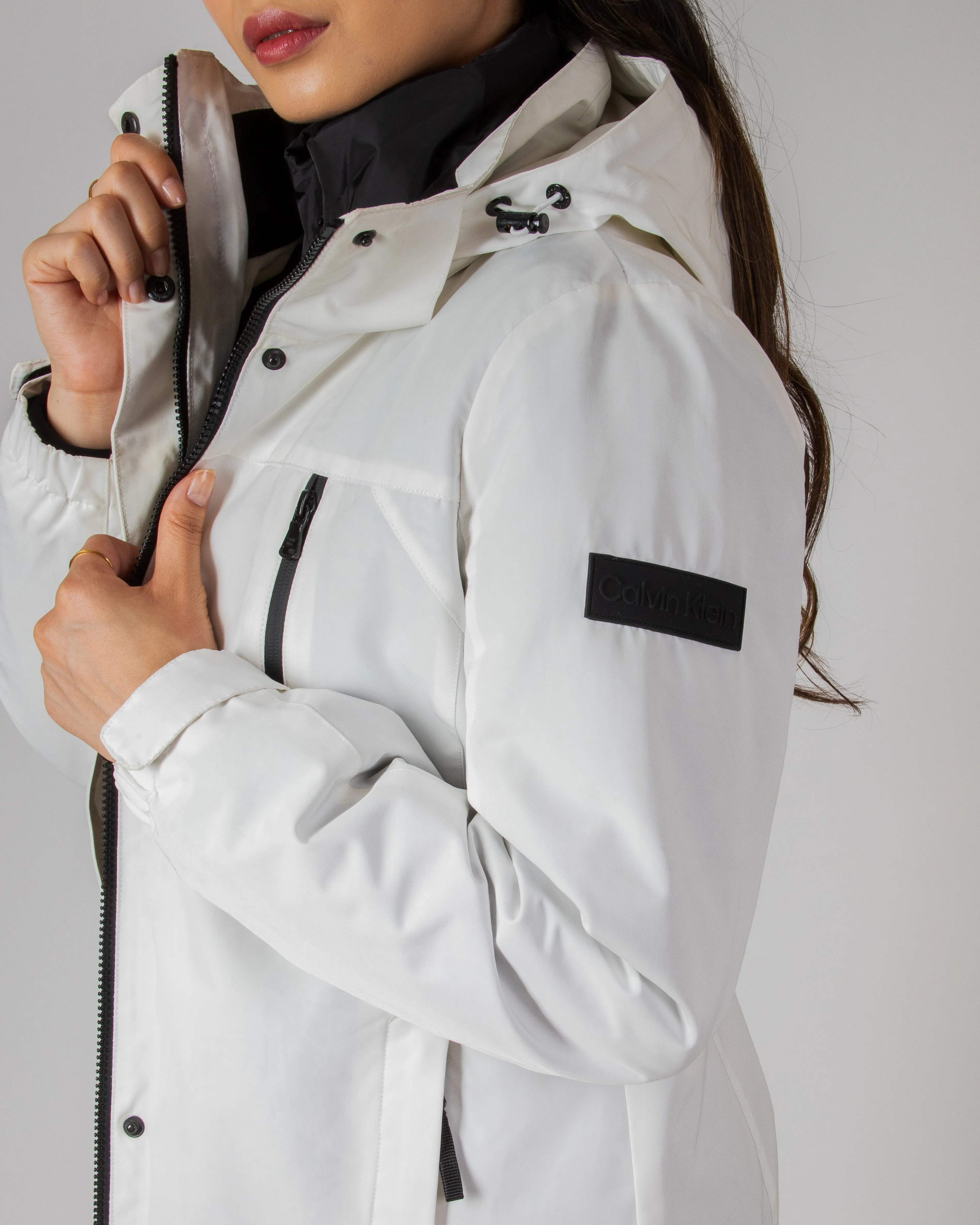 Calvin Klein Ladies 3-in-1 Jacket White