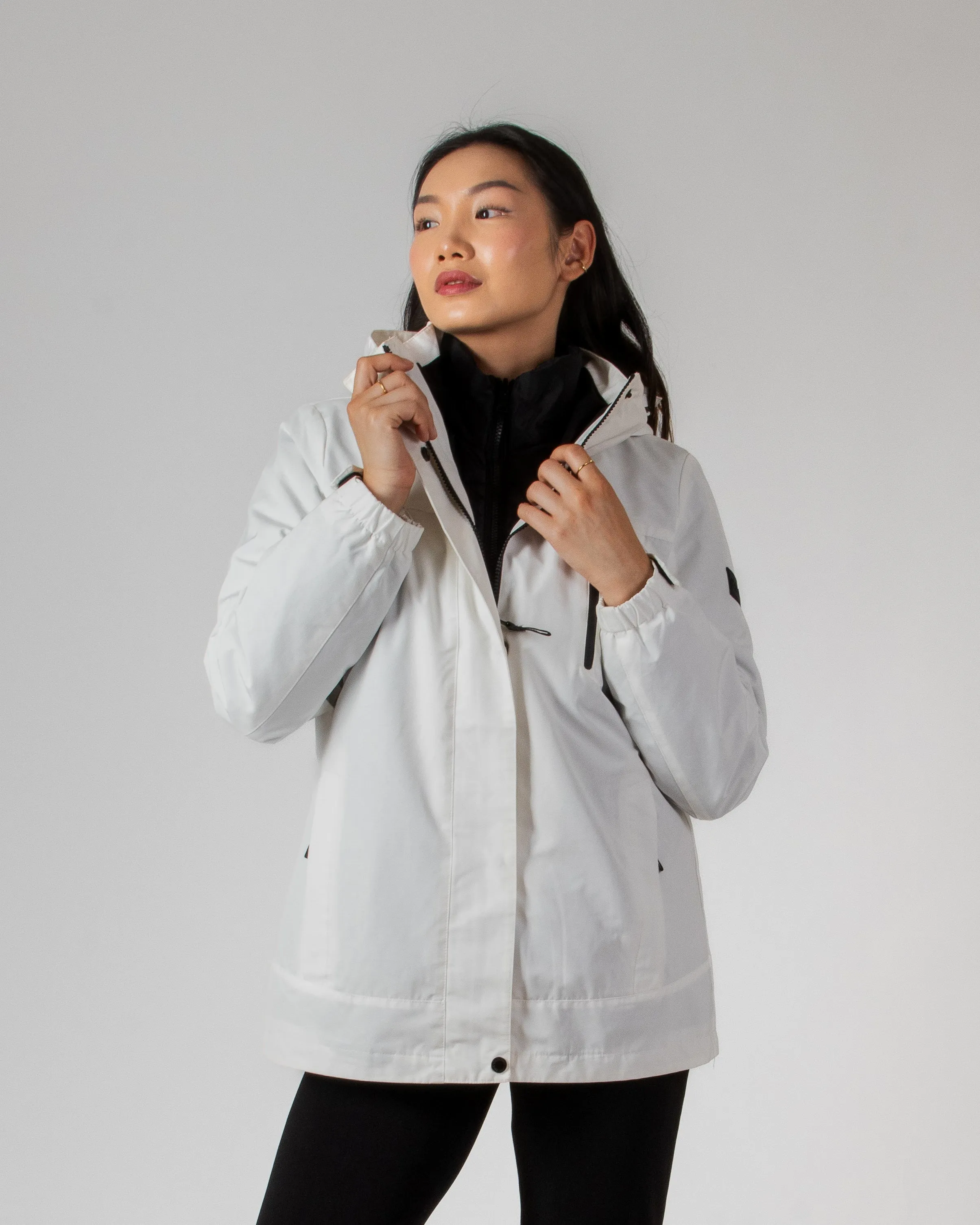 Calvin Klein Ladies 3-in-1 Jacket White