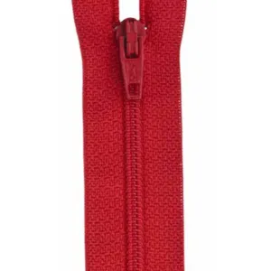 Coats All-Purpose Plastic Zipper 14in Atom Red