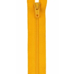 Coats All-Purpose Plastic Zipper 14in Spark Gold