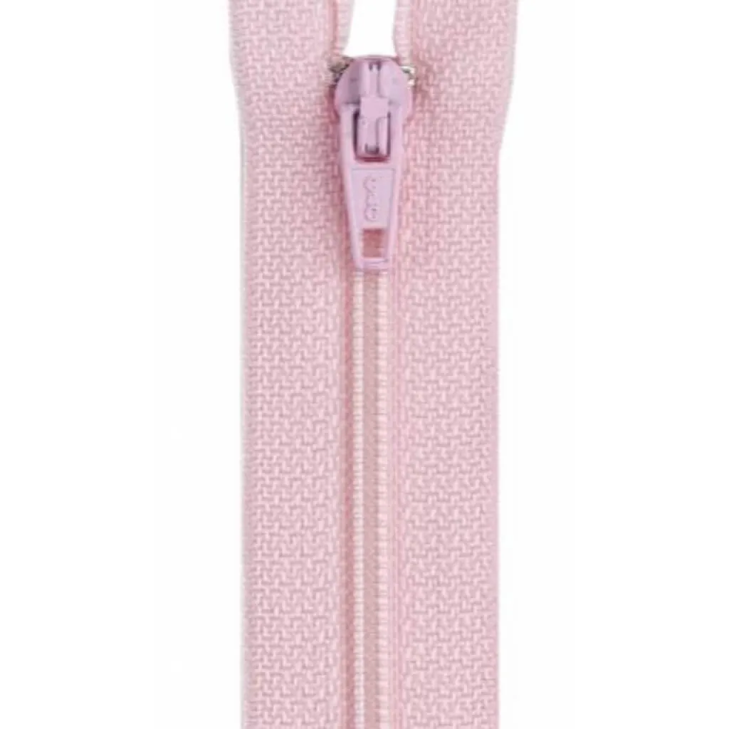 Coats All-Purpose Plastic Zipper 18in Light Pink