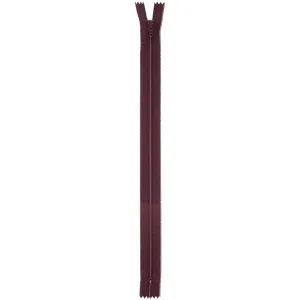 Coats All-Purpose Plastic Zipper 7in Maroon