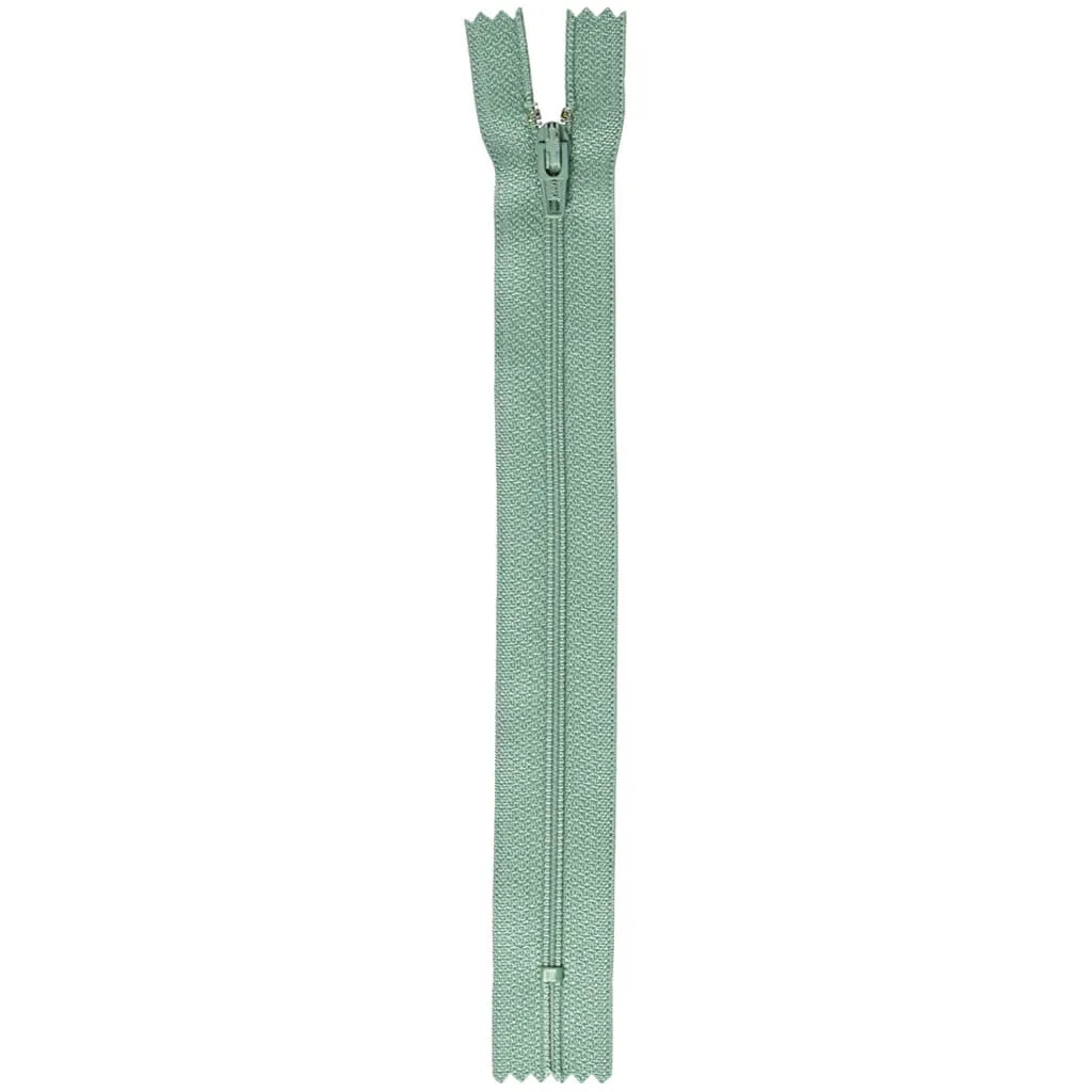 Coats All-Purpose Plastic Zipper 7in Misty Spruce