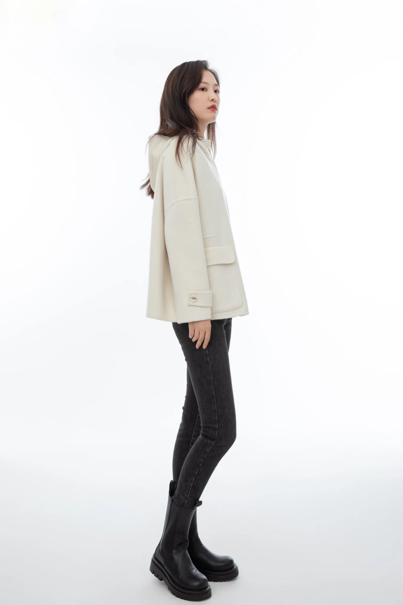 Cozy White Oversized Coat