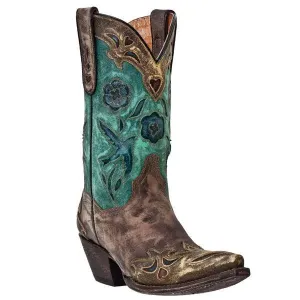 Dan Post Vintage Blue Bird - Womens Cowgirl Boots