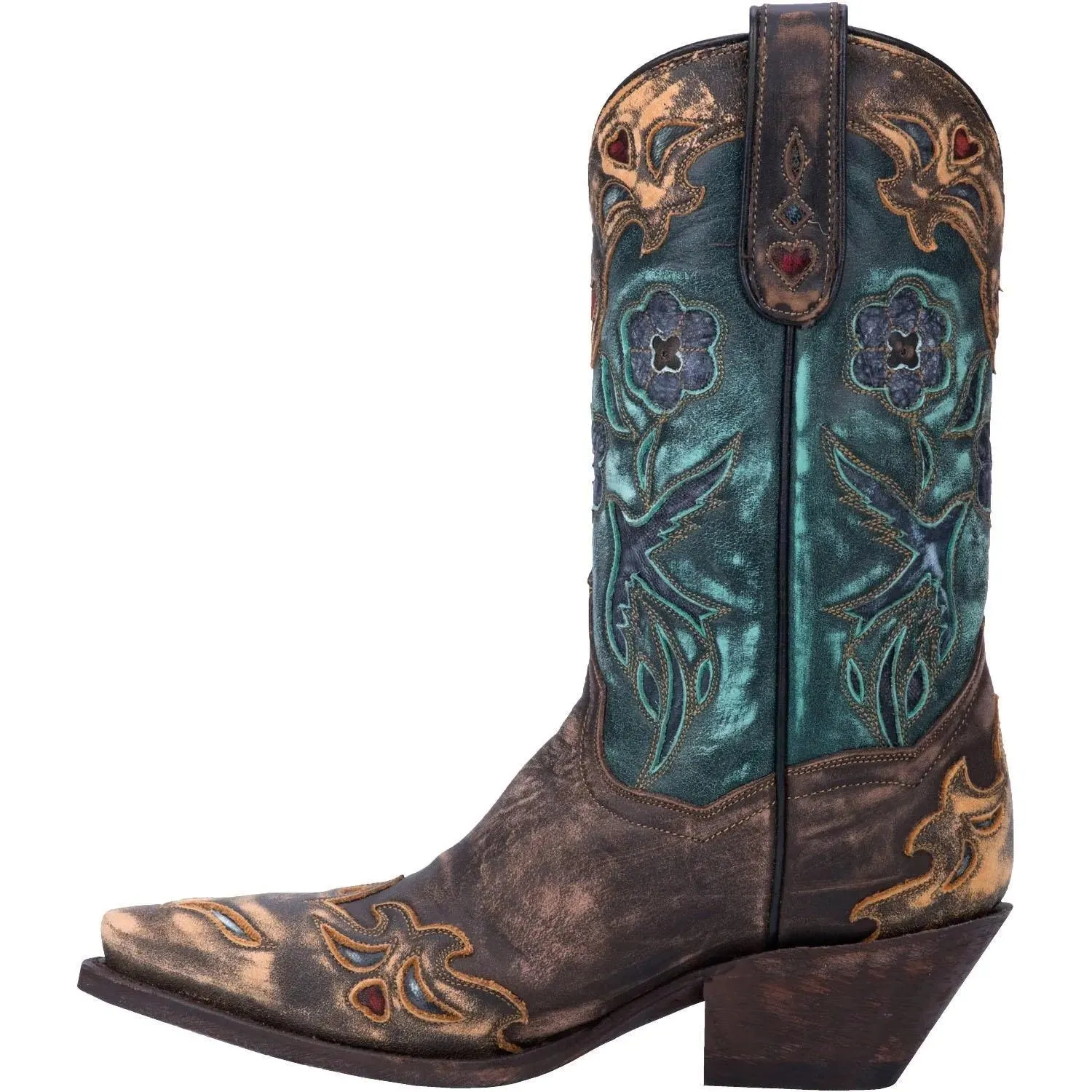 Dan Post Vintage Blue Bird - Womens Cowgirl Boots