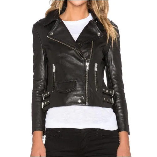 Designer Leather Jackets for Women Mesha