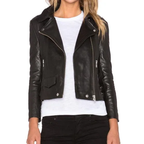 Designer Leather Jackets for Women Mesha