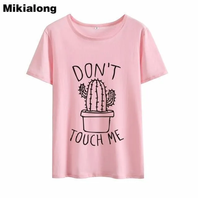 DON'T TOUGH ME Cactus T shirt Women