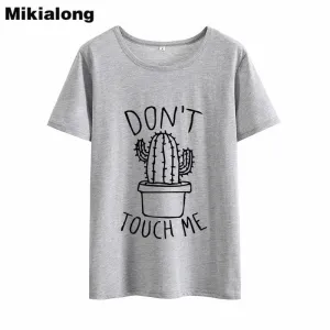 DON'T TOUGH ME Cactus T shirt Women