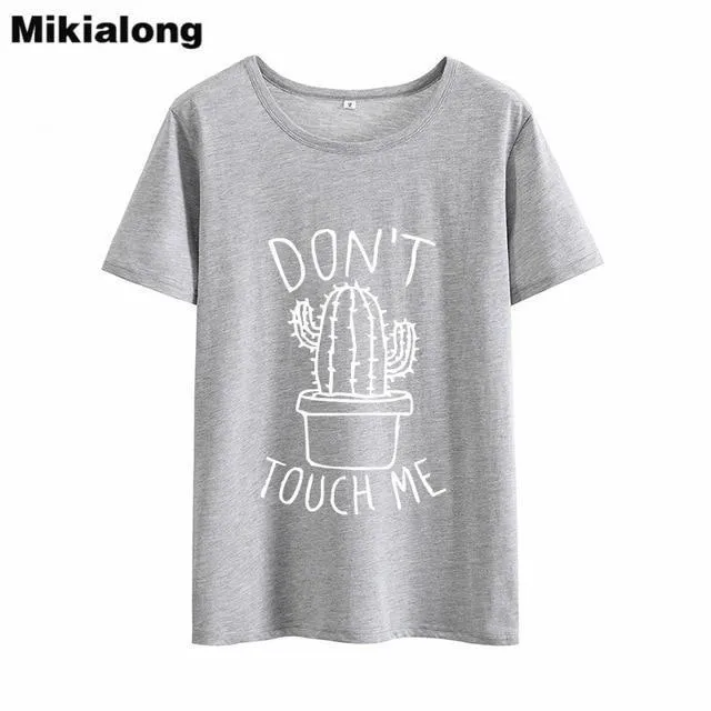 DON'T TOUGH ME Cactus T shirt Women