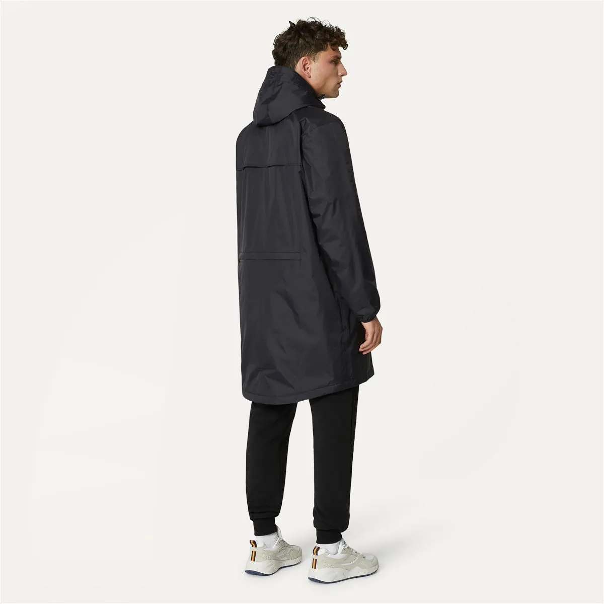 Eiffel Warm -  Waterproof Long Rain Jacket in Black Pure