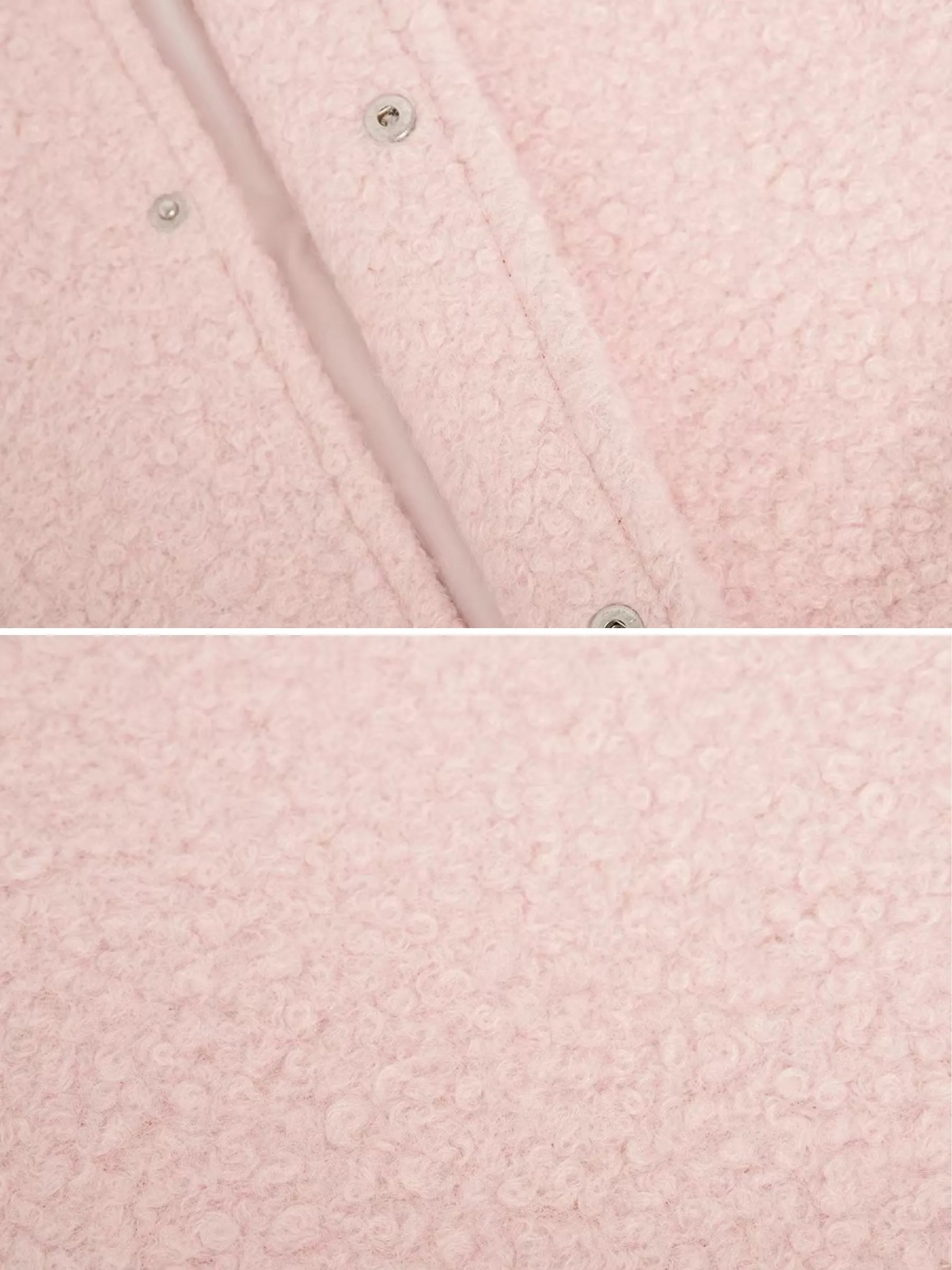 Fashionkova Nathaly Soft Pink Bouclé Jacket