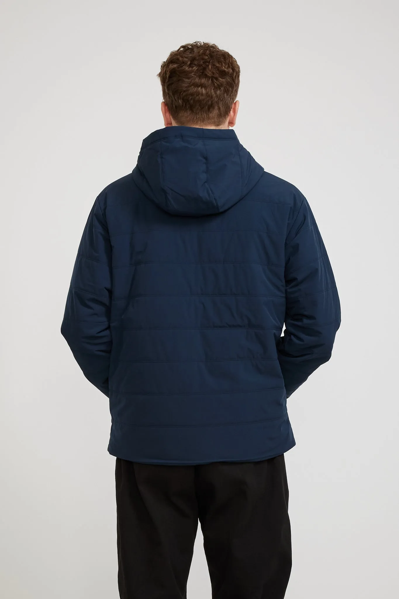 Flexible Insulated Zip Up Hoodie Navy