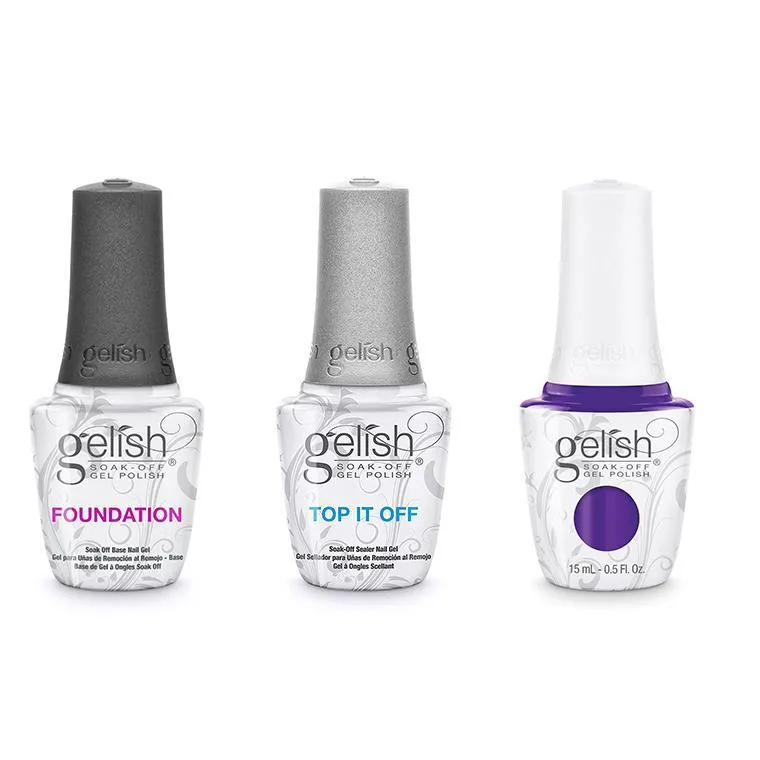 Gelish Combo - Base, Top & Anime-zing Color!