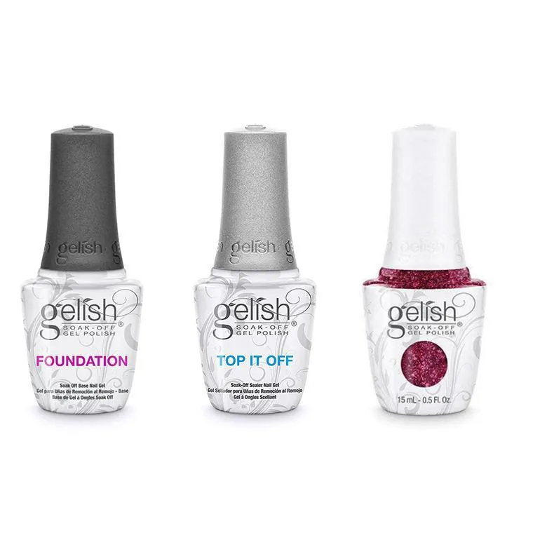 Gelish Combo - Base, Top & Too Tough To Be Sweet