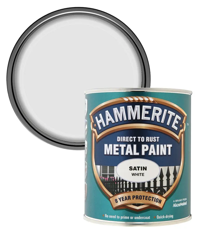 Hammerite Satin Direct To Rust Metal Paint