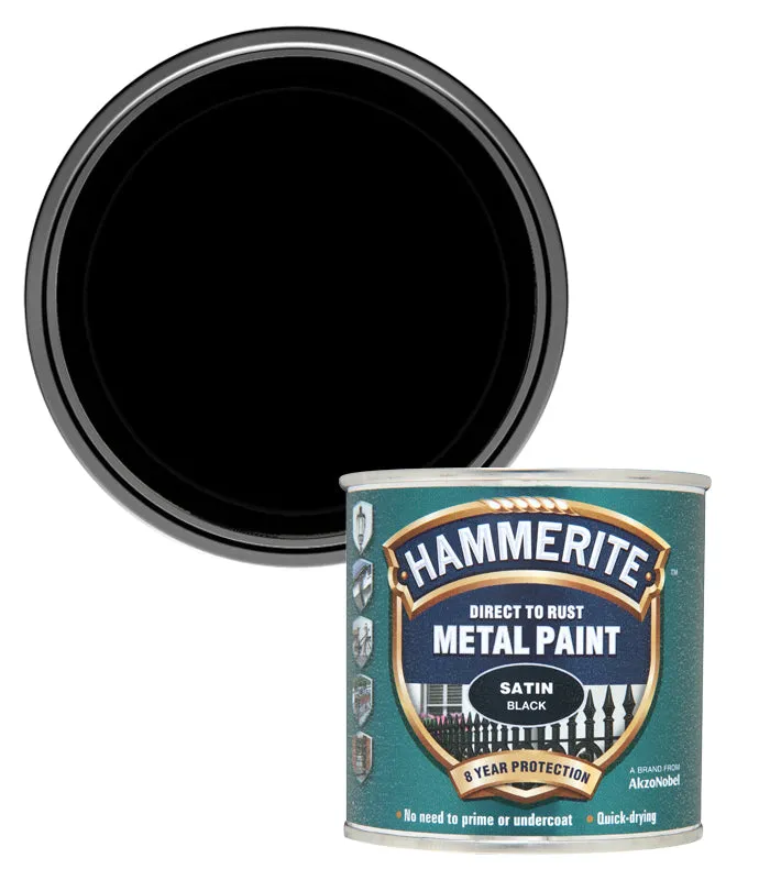 Hammerite Satin Direct To Rust Metal Paint