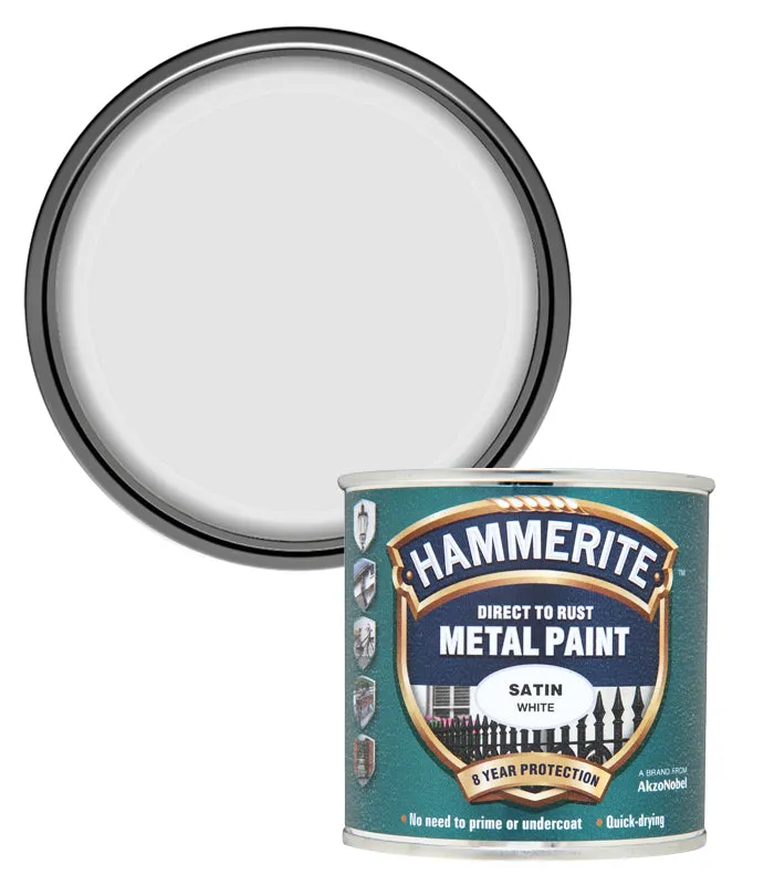 Hammerite Satin Direct To Rust Metal Paint