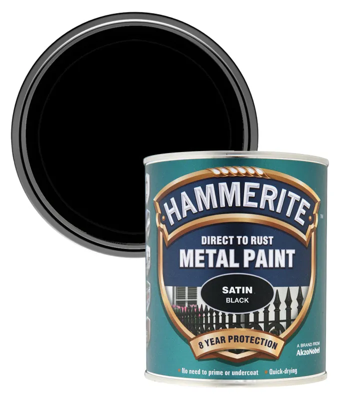 Hammerite Satin Direct To Rust Metal Paint