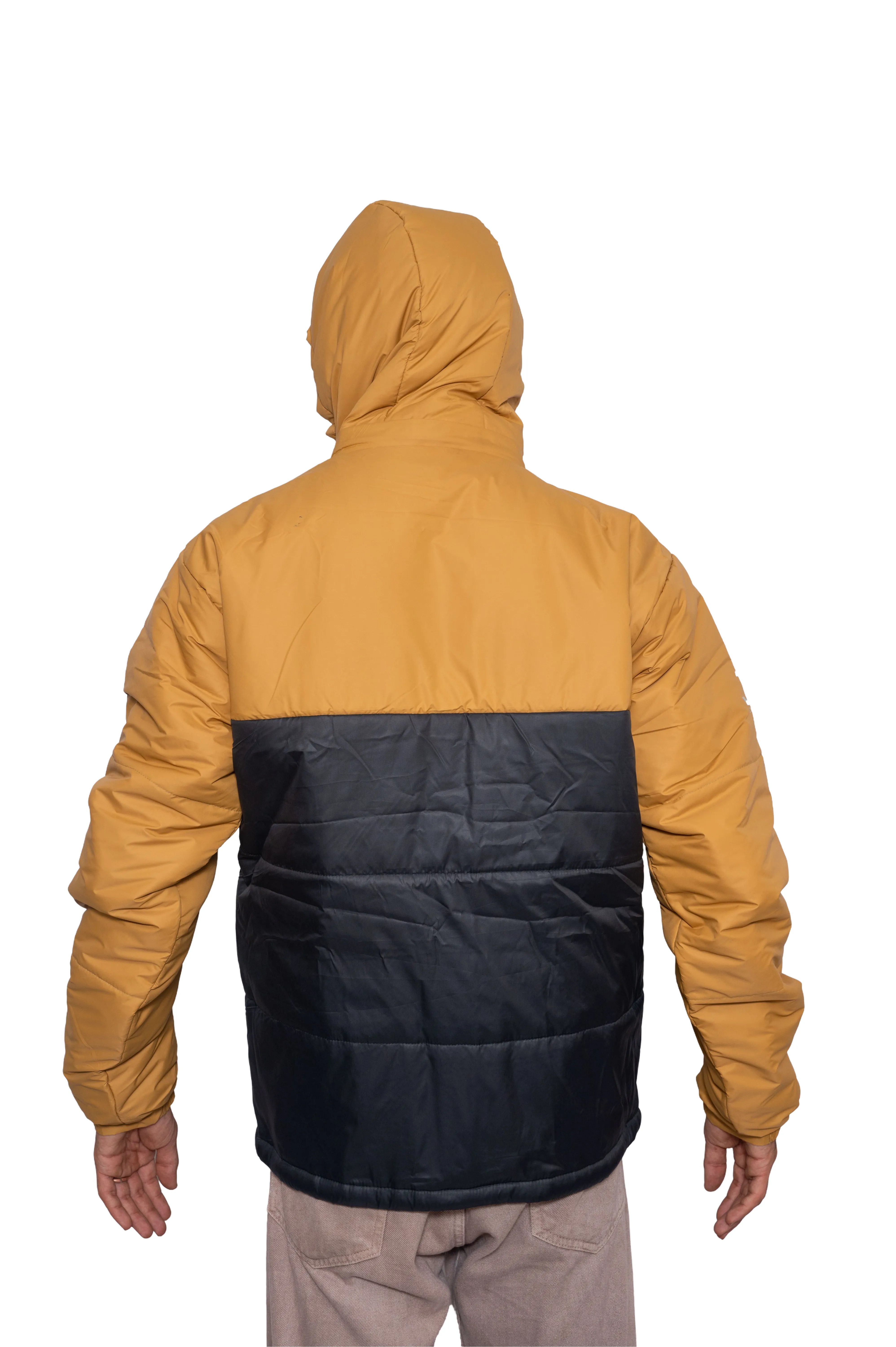 JAG Zanskar Series Ultra Light Minus 5 Quilted Jacket | Polyfill Jacket | Puffer Jacket | Black - Mustard