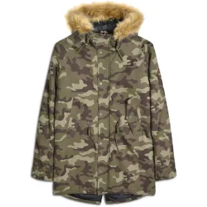 Lambretta Mens Camo Parka Jacket