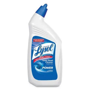 Lysol® Power Disinfectant Toilet Bowl Cleaner (32 oz Squeeze Bottles) - Case of 12