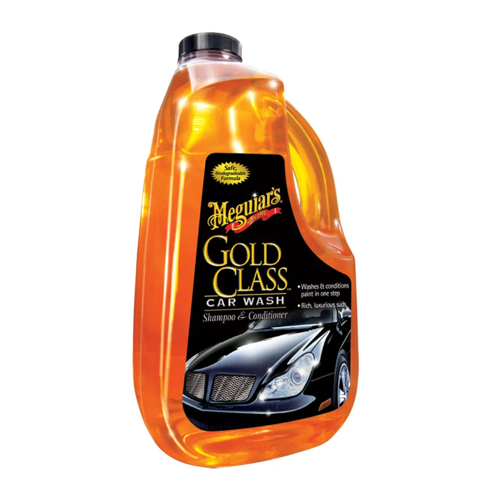 Megiuar's Gold Class* Car Wash Shampoo & Conditioner - 64 oz. - Liquid