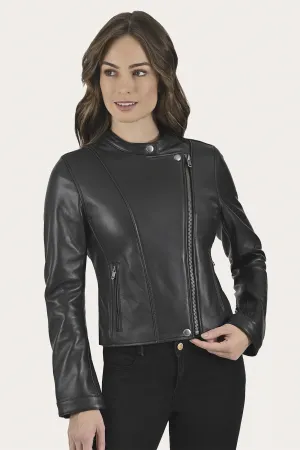 Modern Biker-racer Leather Jacket