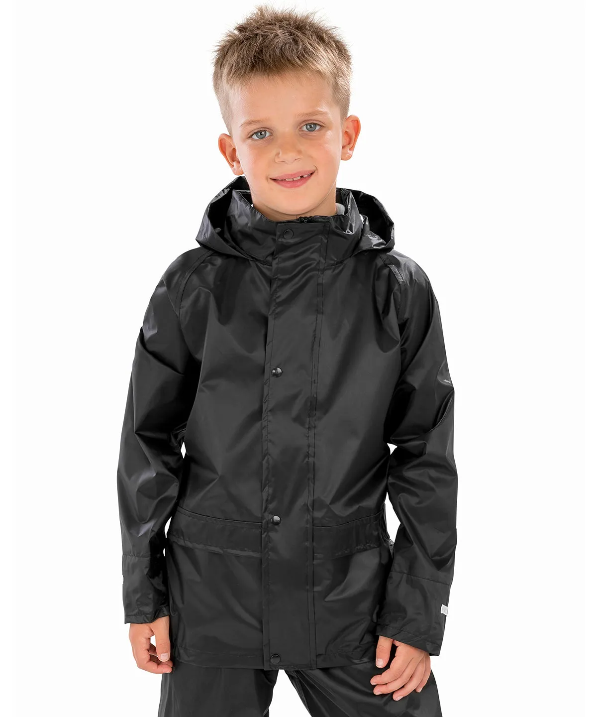 Navy - Core junior rain jacket