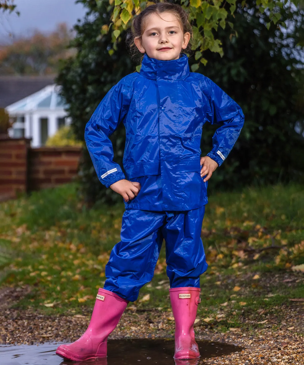 Navy - Core junior rain suit