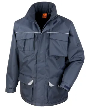 Navy - Work-Guard Sabre long coat