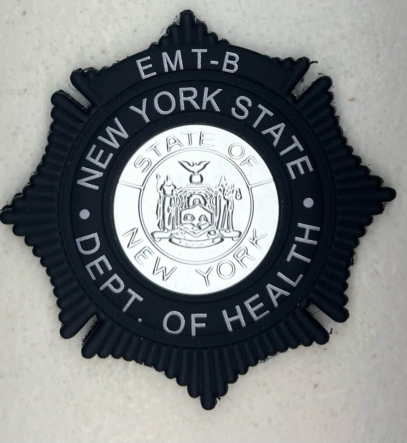 New York EMT-B FlexBadge (Velcro Backed)