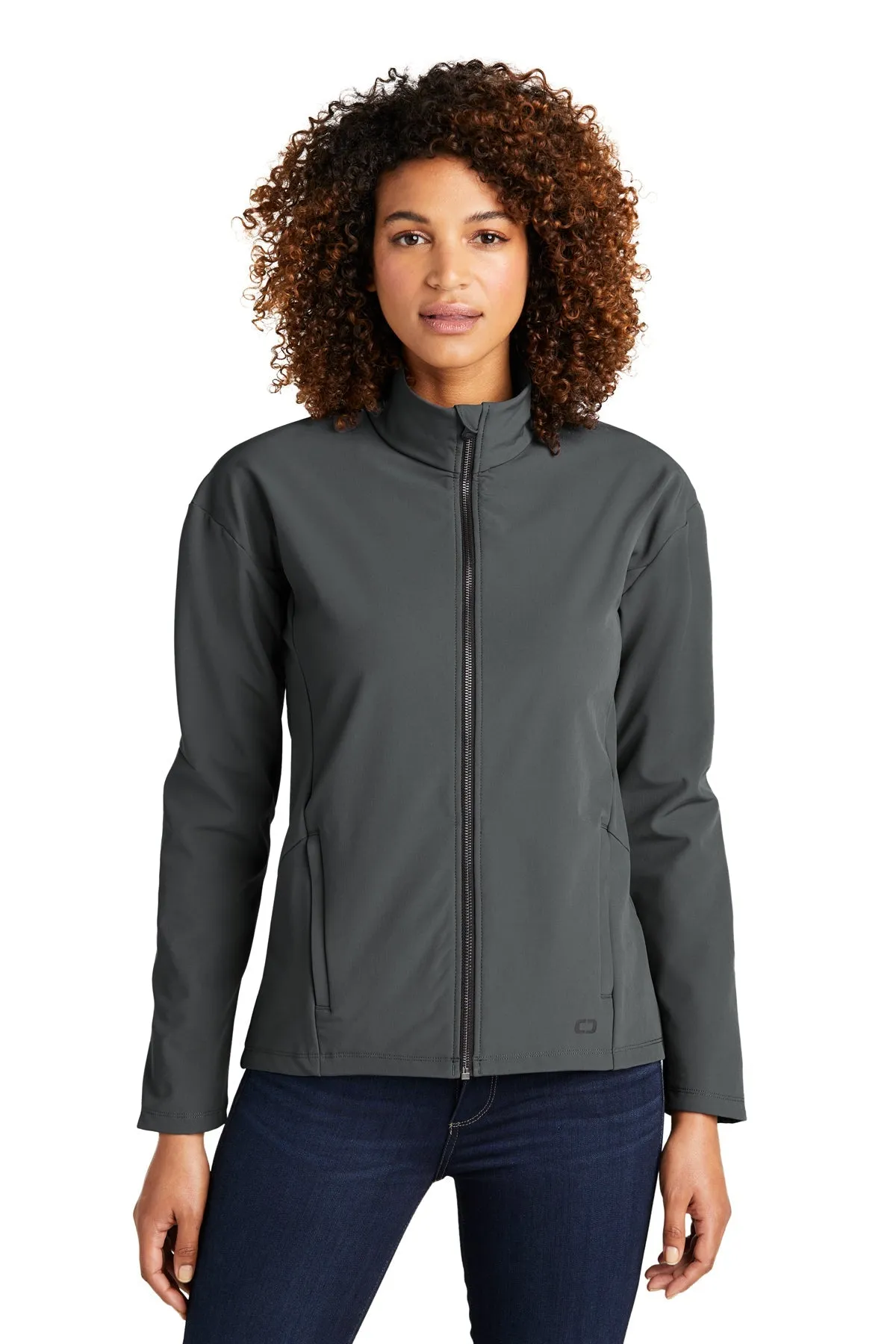 OGIO Ladies Commuter Custom Soft Shell Jackets, Diesel Grey