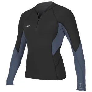 O'Neill Women's Bahia 1mm Chest Zip Jacket - Black/Mist