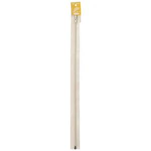 Open End Zip, Natural- 35cm