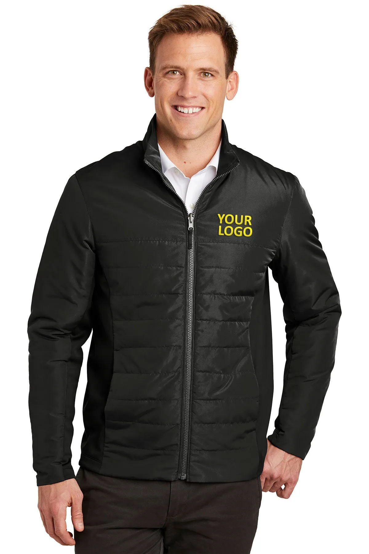 Port Authority Collective Insulated Branded Jackets, Deep Black